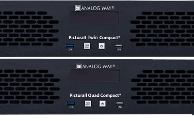 Analog Way: New Picturall™ Compact Media Servers at Prolight + Sound 2019
